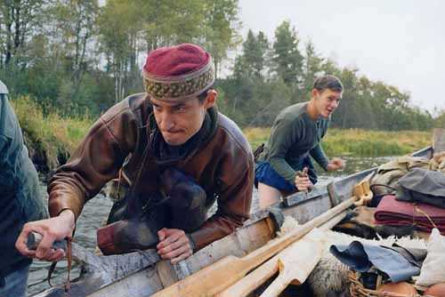 Преодолевая перекат.