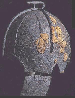    (Pioneer helmet).